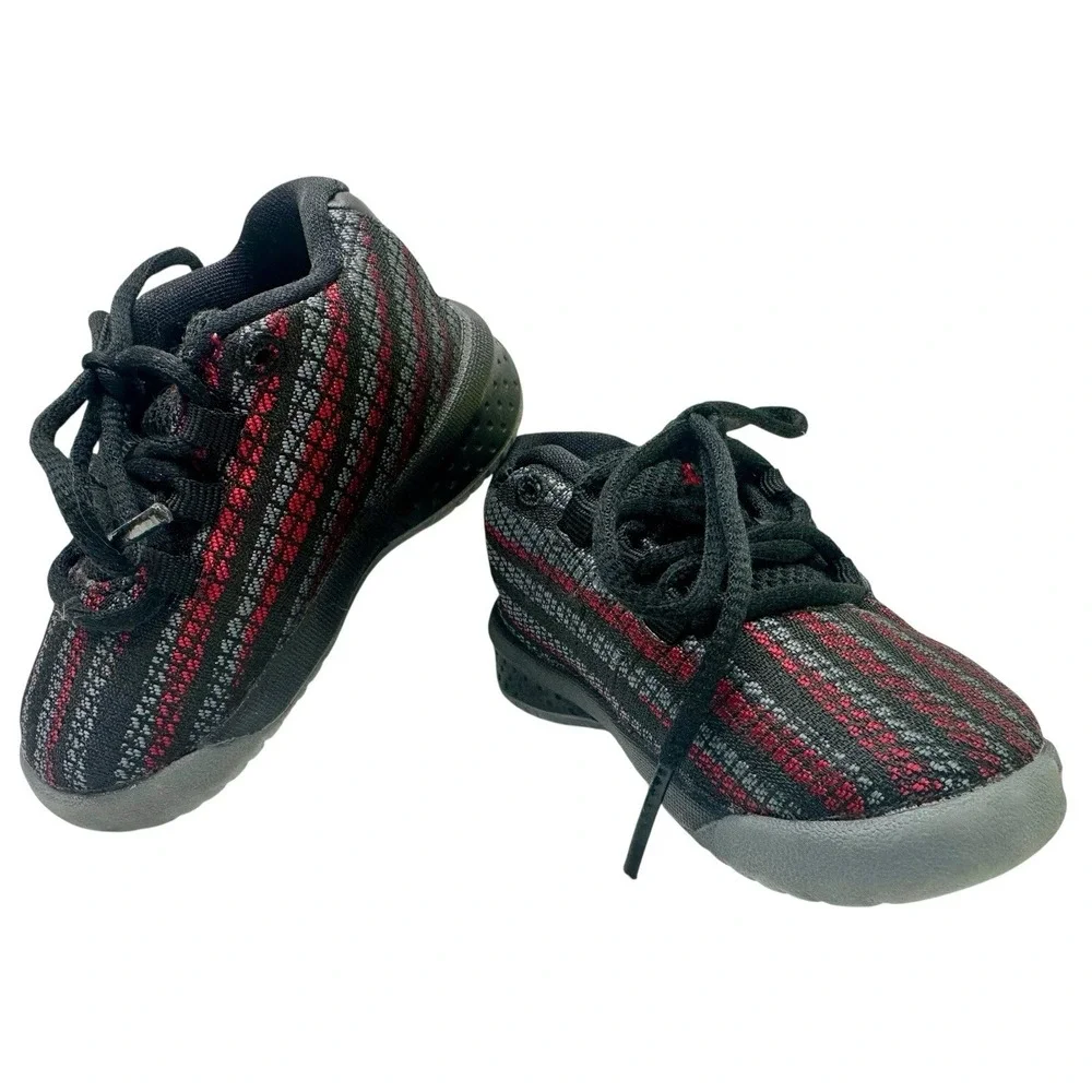 Nike Air Jordan B. Fly Basketball Sneakers Toddler 4C Gray Black Red‎ 881447-005